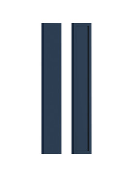 6-in x 41-in Slim Shaker Filler Overlay, Navy Blue