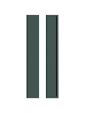 6-in x 41-in Slim Shaker Filler Overlay, Green