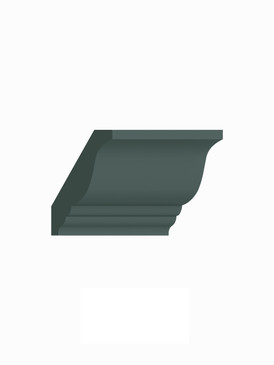 96-in Decorative Crown Molding, Green