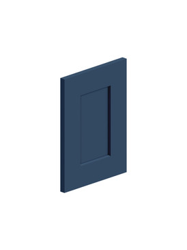 11-in x 15-in Shaker Sample Door, Navy Blue