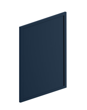 21-in x 29-in Slim Shaker Vanity Decorative End Panel, Navy Blue