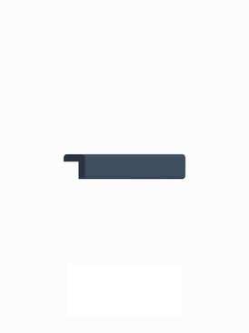 96-in Outside Corner Molding, Navy Blue
