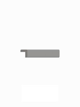 96-in Outside Corner Molding, Light Grey