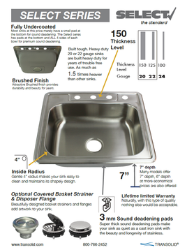 33-in x 22 1/64-in x 6-in 22 Gauge Double Equal Bowls, Stainless Steel Kitchen Sink, Drop-in Installation, with 4 Faucet Holes