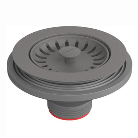 Colorline Sink Strainer Assembly - Stone Grey in Stone Grey