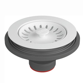 Colorline Sink Strainer Assembly - Polar White in Polar White