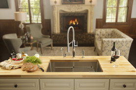 Pescara 32.5-In. X 18.5-In. 18 Gauge Stainless Steel Undermount Single Bowl Kitchen Sink