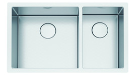 Professional 2.0 32.5-In. X 19.5-In. 16 Gauge Stainless Steel Undermount Double Bowl Kitchen Sink