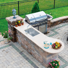 Outdoor 25.0-In. X 19.0-In. 18 Gauge T316 Stainless Steel Undermount Single Bowl Outdoor Sink