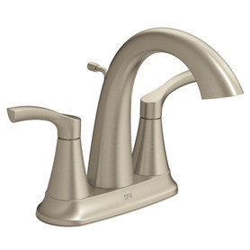 Ash Chrome two-handle high arc bathroom faucet
