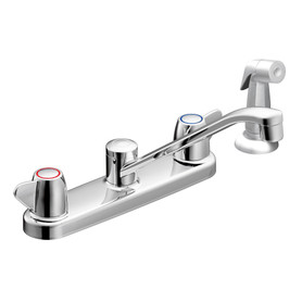 Cornerstone Chrome Two-Handle Kitchen Faucet
