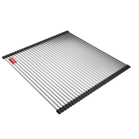Franke 18.6-In X 20-In Universal Stainless Steel Roller Mat With Flat Bars