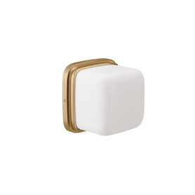 Iver Bronzed gold one globe bath light