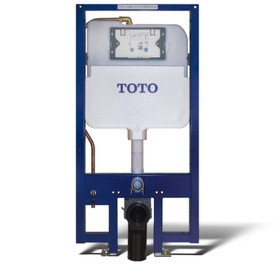 Toto(R) Duofit(R) In-Wall Dual Flush 1.28 And 0.9 Gpf Tank System, Copper Supply Line