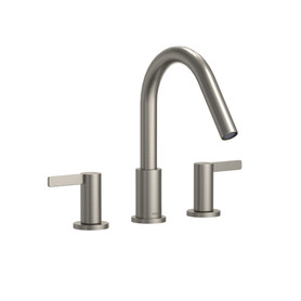 Toto(R) Gf Two Lever Handle Deck-Mount Roman Tub Filler Trim, Brushed Nickel