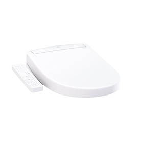 Toto(R) Washlet(R) S2 Electronic Bidet Toilet Seat With Instantaneous Water Heating, Premist And Ewater+ Wand Cleaning, Round, Cotton White