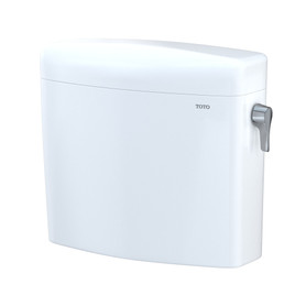 Toto(R) Aquia Iv(R) Cube Dual Flush 1.28 And 0.9 Gpf Toilet Tank Only With Right Hand Trip Lever, Cotton White