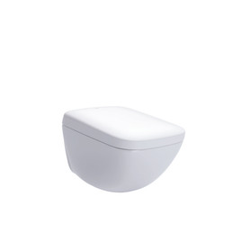 Toto(R) Neorest(R) Wx1(Tm) Dual Flush 1.2 Or 0.8 Gpf Wall-Hung Toilet With Integrated Bidet Seat And Ewater+(R), Cotton White