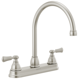 Peerless Elmhurst(R): Two-Handle Kitchen Faucet with Twist Aerator