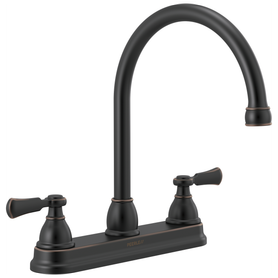 Peerless Elmhurst(R): Two-Handle Kitchen Faucet with Twist Aerator