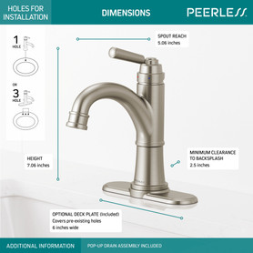 Peerless Westchester(R): Single-Handle Bathroom Faucet
