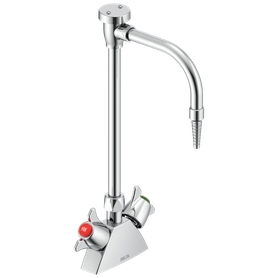 Commercial W67 Series Mixing Faucet: Two Handle Deck-mount Laboratory Mixing Faucet