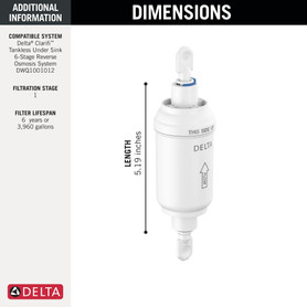 Delta Clarifi(TM): Reverse Osmosis Replacement Pre-Filter Cartridge