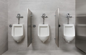 Commercial 81T: Electronic Exposed Urinal Flush Valve with Mechanical Manual Override - Solar Operated