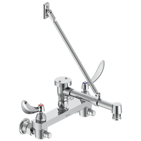 Commercial 28C / T9: Two Handle 8 In Wallmount Service Sink Faucet