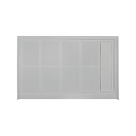 Transolid Linear 48" x 32" Single Threshold Right Hand Concealed End Drain Shower Base In Grey