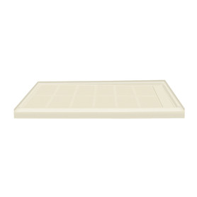 Transolid Linear 60" x 36" Single Threshold Right Hand Concealed End Drain Shower Base In Biscuit