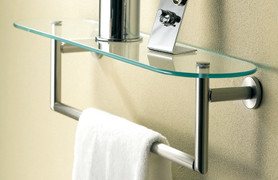 3/8in x 24in Tempered Replacement Shelf in Glass