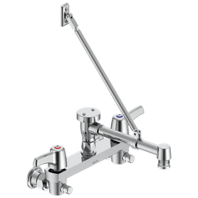 Commercial 28C / T9: Two Handle 8 In Wallmount Service Sink Faucet