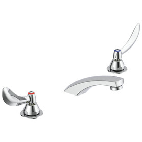 Commercial 23T1: Two Handle Widespread Lavatory Faucet - Less Pop-Up