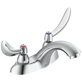 Commercial 21T1: Two Handle Centerset Bathroom Faucet - Less Pop-Up