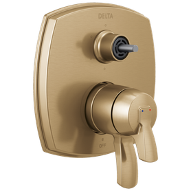 Delta Stryke(R): 17 Series Integrated Diverter Trim with Six Function Diverter Less Diverter Handle