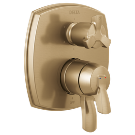 Delta Stryke(R): 17 Series Integrated Diverter Trim with Six Function Diverter Less Diverter Handle