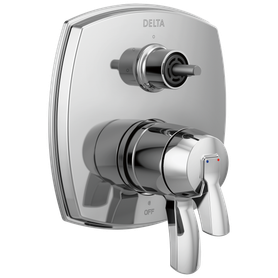 Delta Stryke(R): 17 Series Integrated Diverter Trim with Three Function Diverter Less Diverter Handle