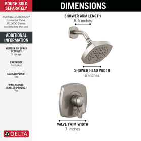Delta Stryke(R): 17 Series Shower Only