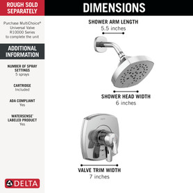 Delta Stryke(R): 17 Series Shower Only