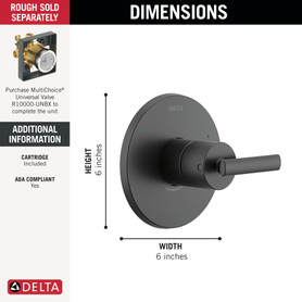 Delta Altado(TM): Monitor 14 Series Valve Only Trim