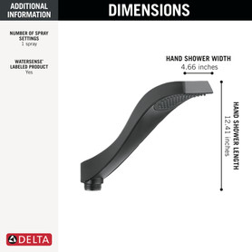 Delta Dryden(TM): Hand Shower - Roman Tub