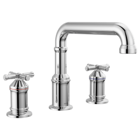 Delta Broderick(R): 2 Handle Roman Tub handle Kit-Cross
