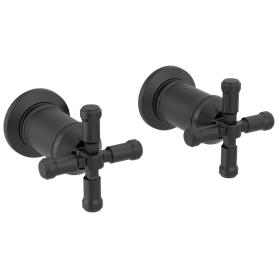 Delta Broderick(R): Wall Mount Bathroom Faucet Handle Kit-Cross