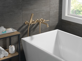 Delta Broderick(R): Wall Mount Tub Filler Handle Kit-Lever