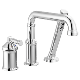 Delta Broderick(R): 3-Hole Roman Tub w/Hand Shower - Handle Kit-Level