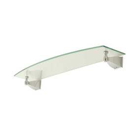 24in Replacement Glass Shelf in Polished Chrome