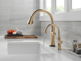 Delta Cassidy(R): Touch<sub>2</sub>O(R) Technology Kitchen Faucet with Touchless Technology