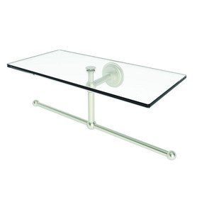 12in Tray with Bar in Satin Nickel