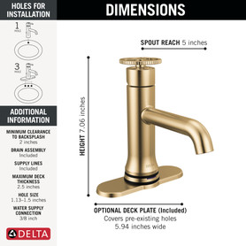 Delta Trinsic(R): Touch2O Bathroom Faucet with Touchless Technology